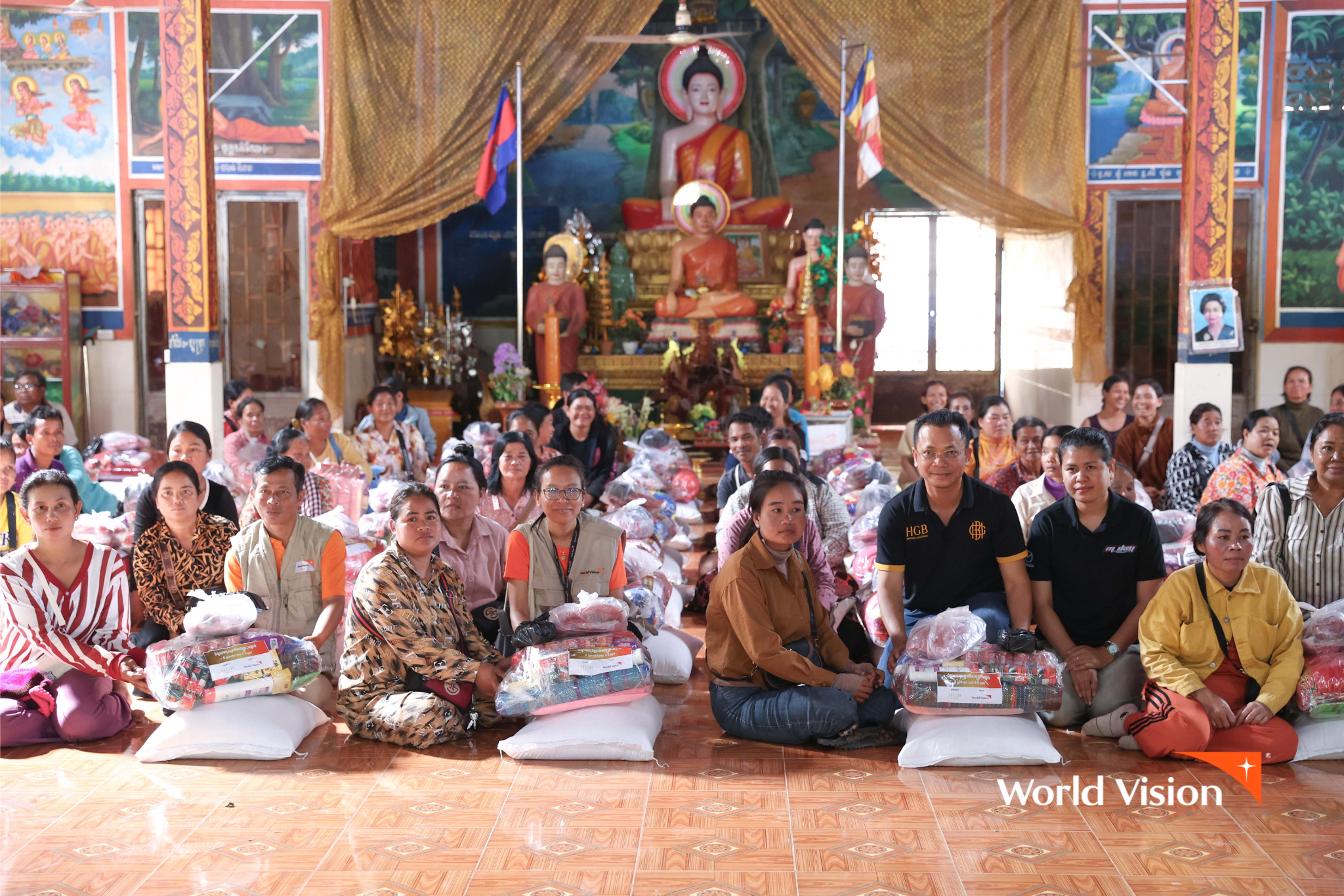 Distribution at the displacement site