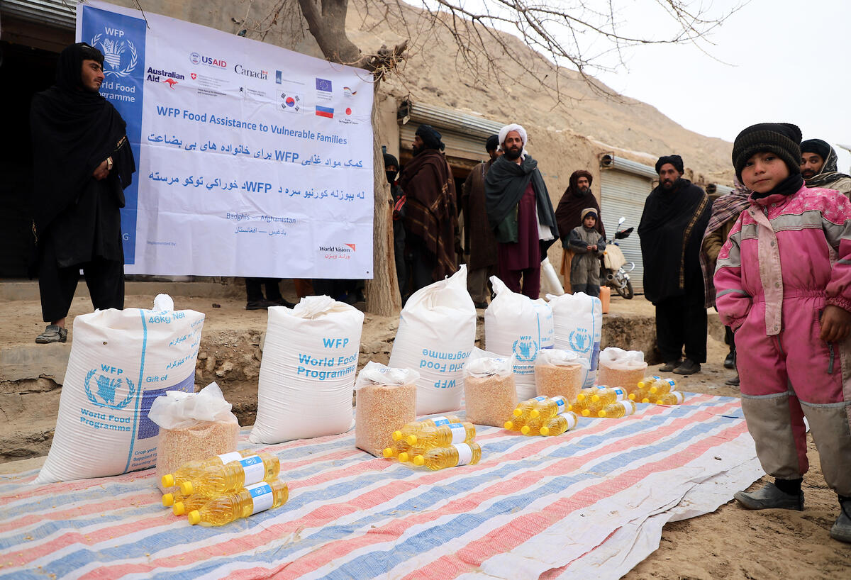 Afghanistan Food Support World Vision and WFP 