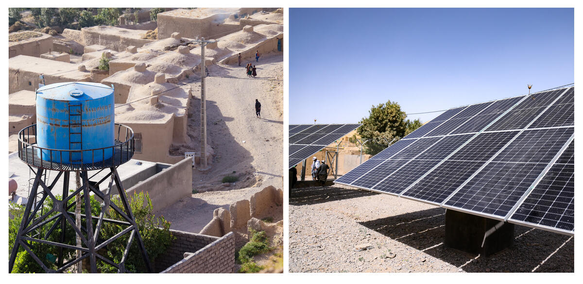 Herat is extremely dry, it freezes in winter and swelters through summer, it has struggled with the effects of climate including extended droughts and unseasonal flooding. Solar power is utilised in many of the infrastructure and water projects the team implement.