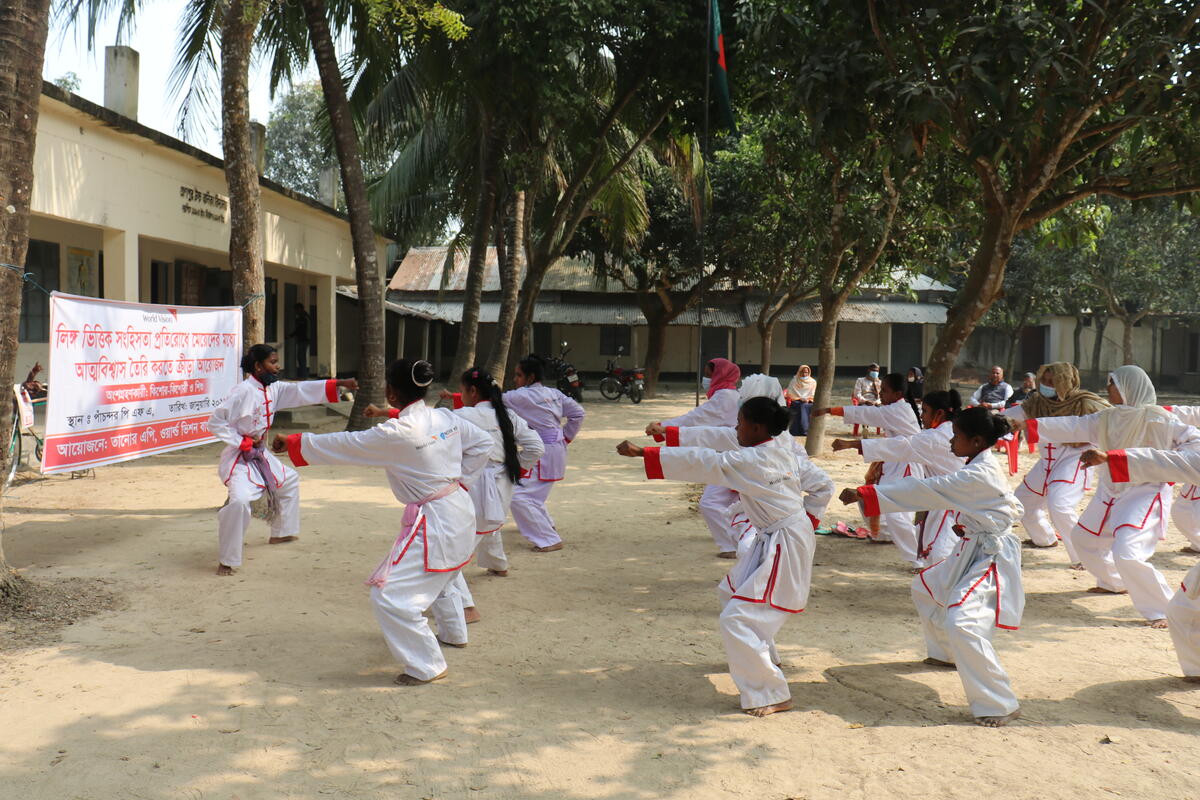 145 girls have learned martial arts through the programme.