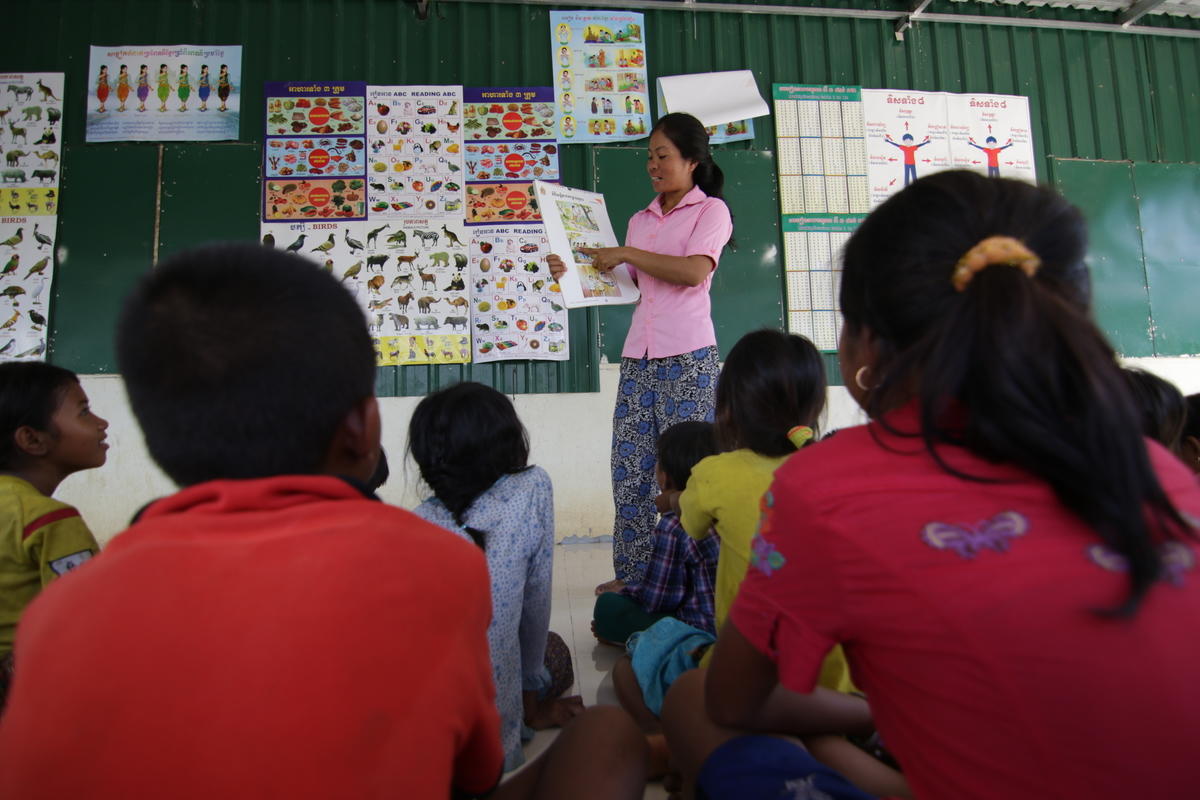 children learning