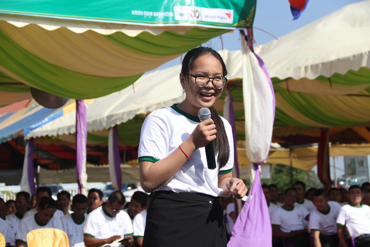 Children and youth mark anti-Trafficking day in Cambodia