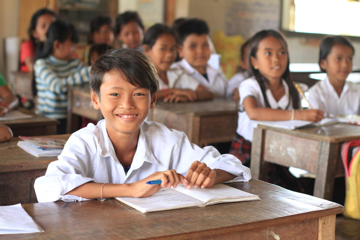 Now Chamrong is doing well in school thanks to the reading club.