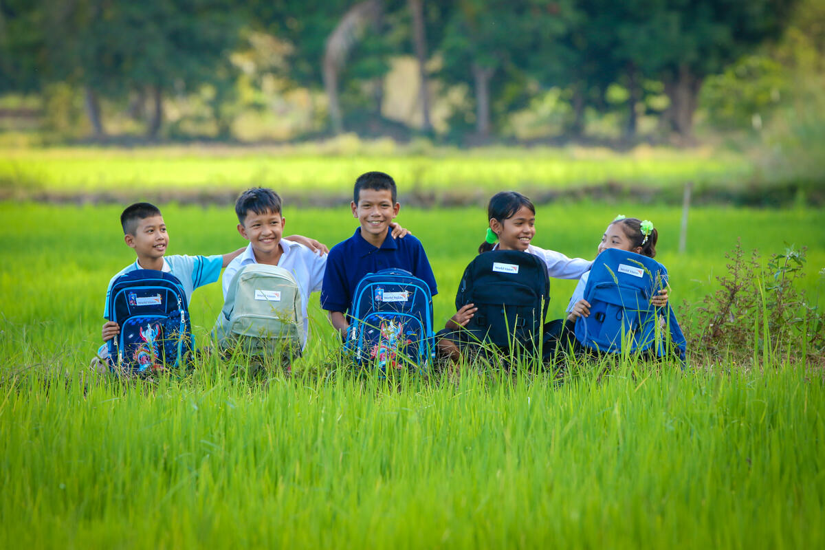 Panha wants to be a police officer when he grows up.