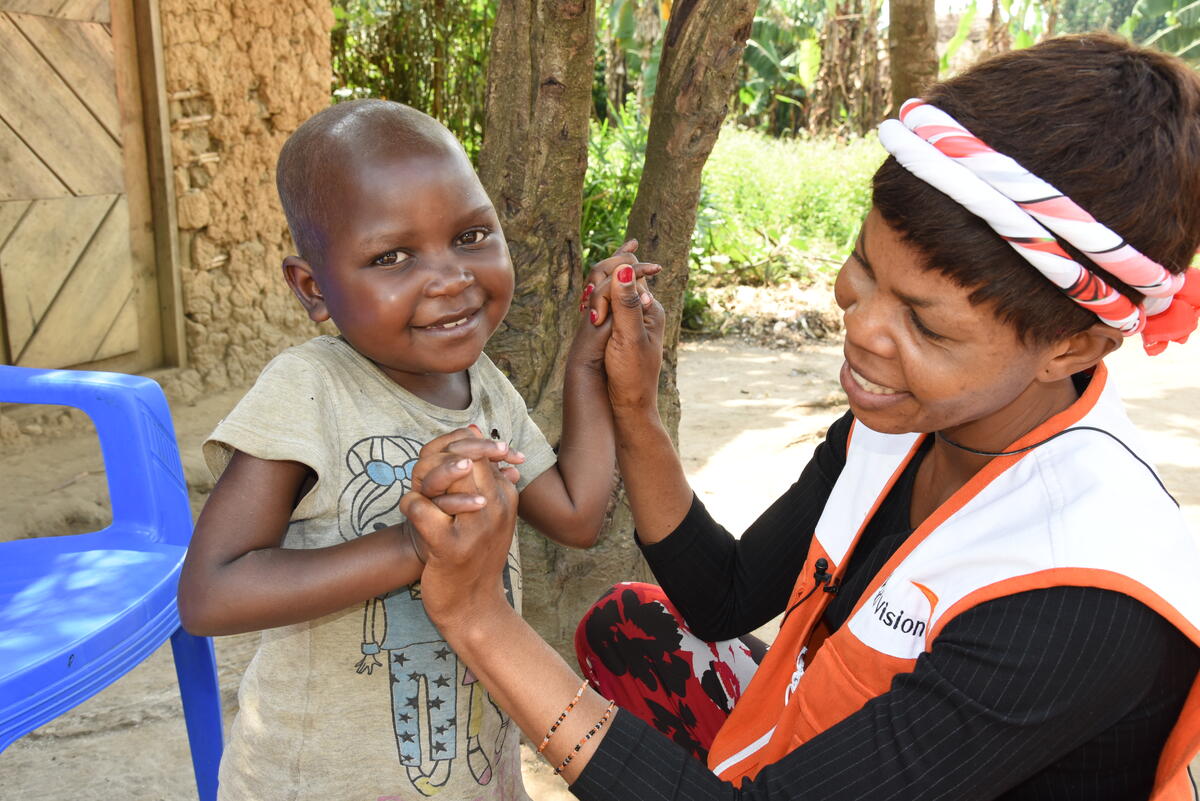 Jusline & Benedicte have developed a special bond. Our staff work in the world's most dangerous and complex places because they believe in our collective ability to greatly impact the lives of children and communities. This is more than a job for staff like Benedicte.