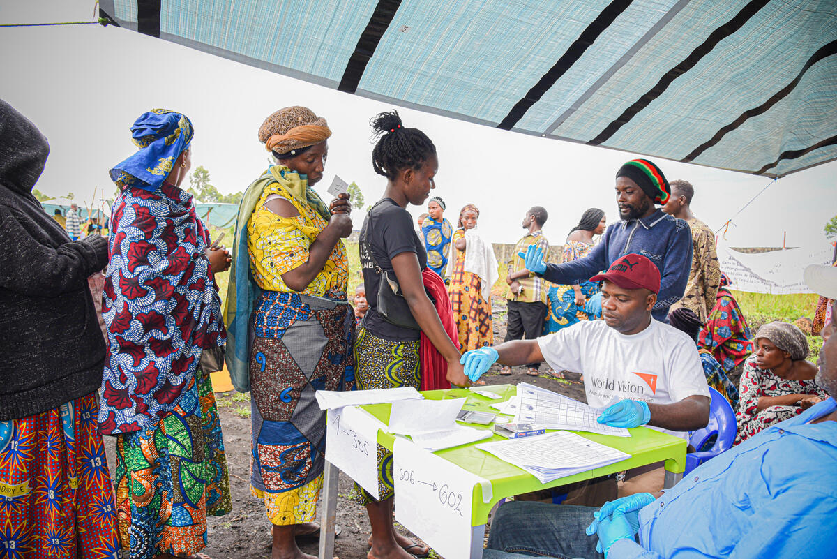 General distribution of Wash kits in DRC