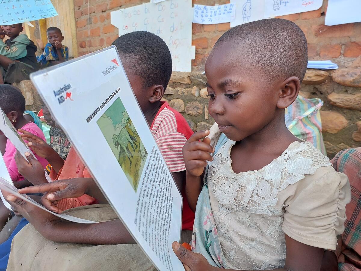 Lesline reading carefully
