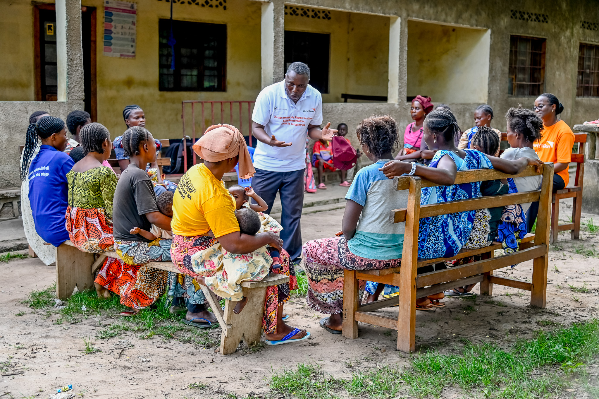 Nutritional Dialogue session with the women from Tabac Congo.