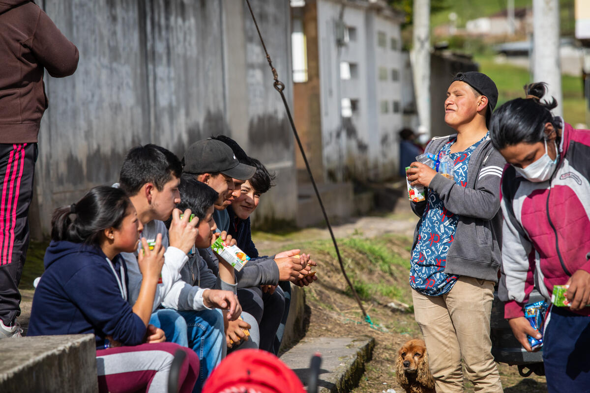 Daniel, right, jokes around with friends after they rehearsed with the community dance group he helps lead.