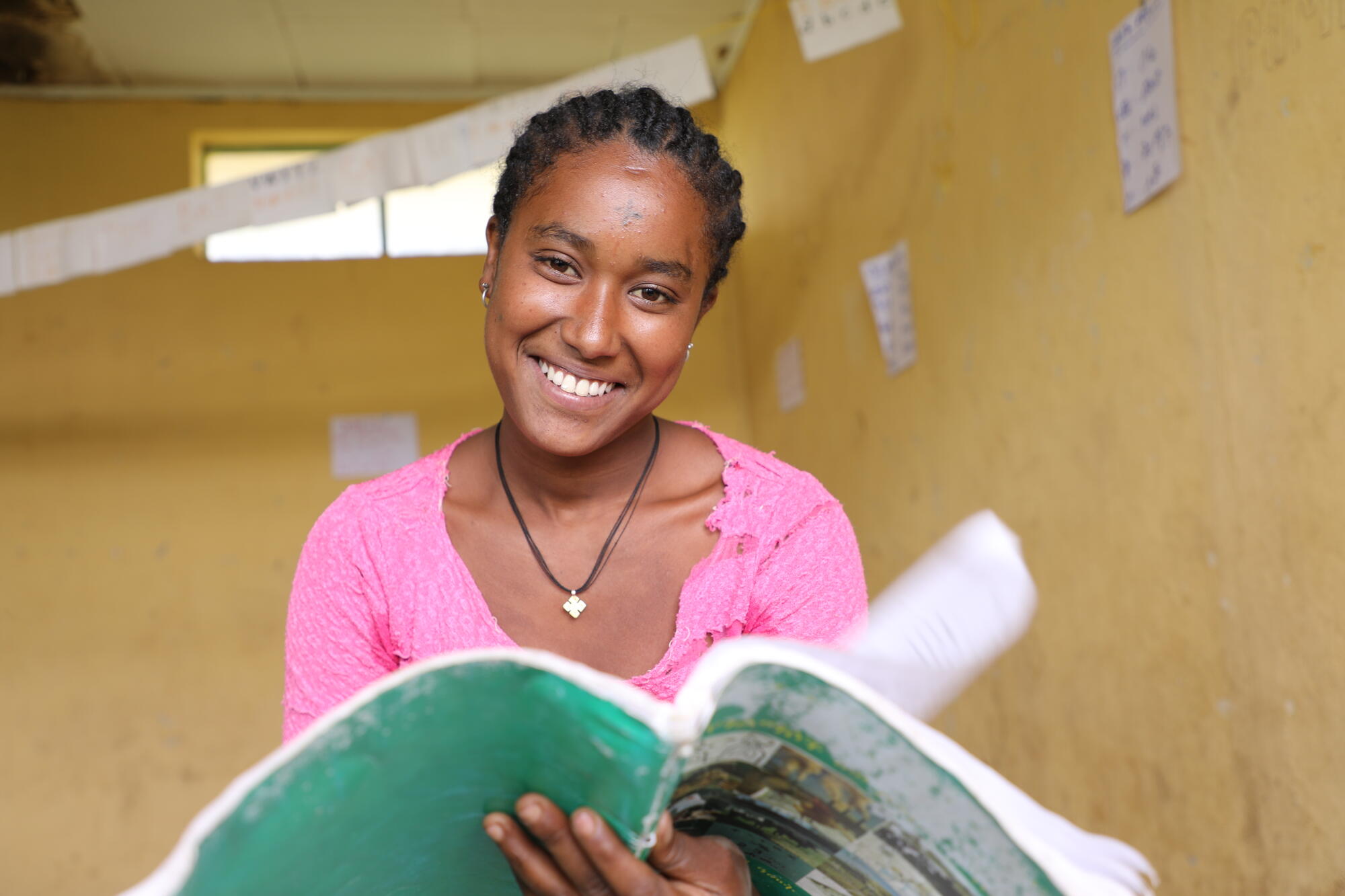 Today, Wubalem is attending school, on her journey to become a teacher.