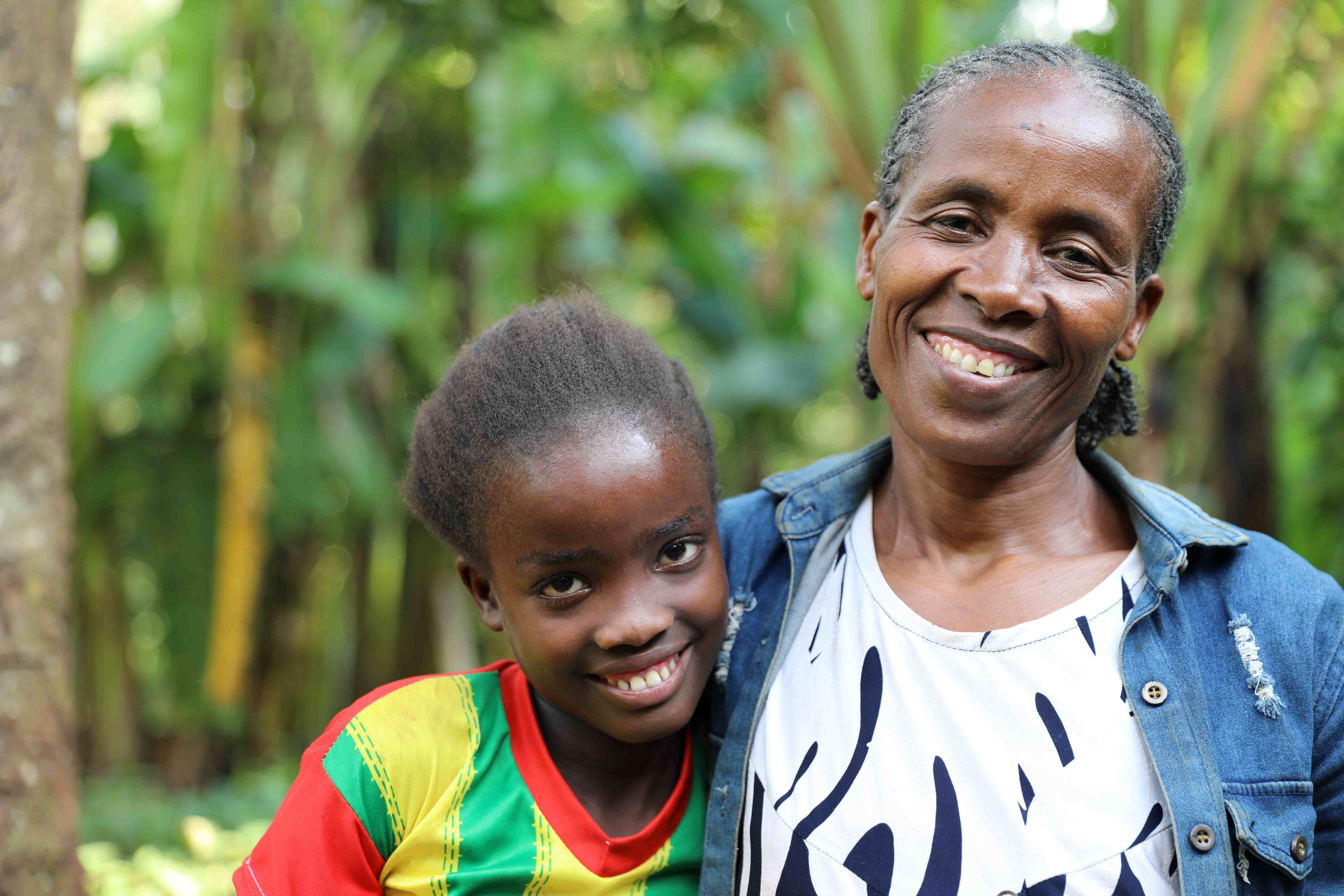 Derartu and her mom Amarech