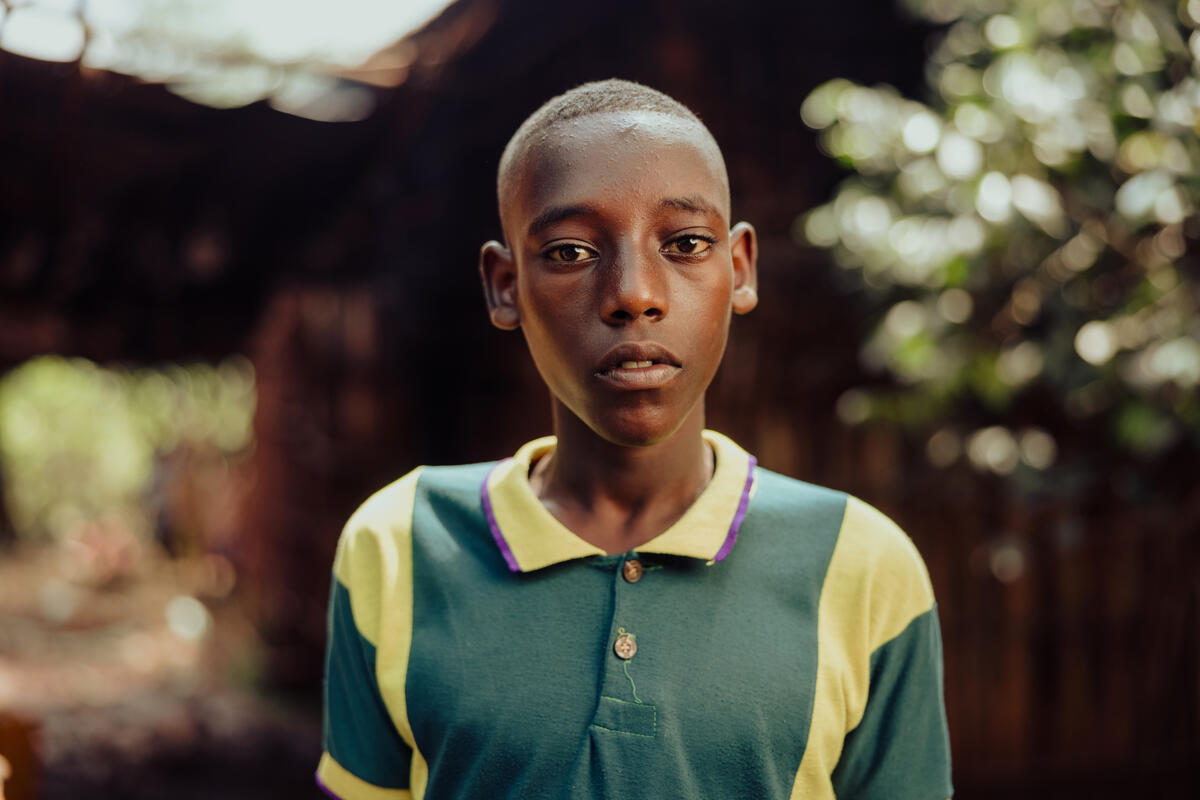 14-year-old Yosef lives with his parents and five sisters in Abaya, Ethiopia.