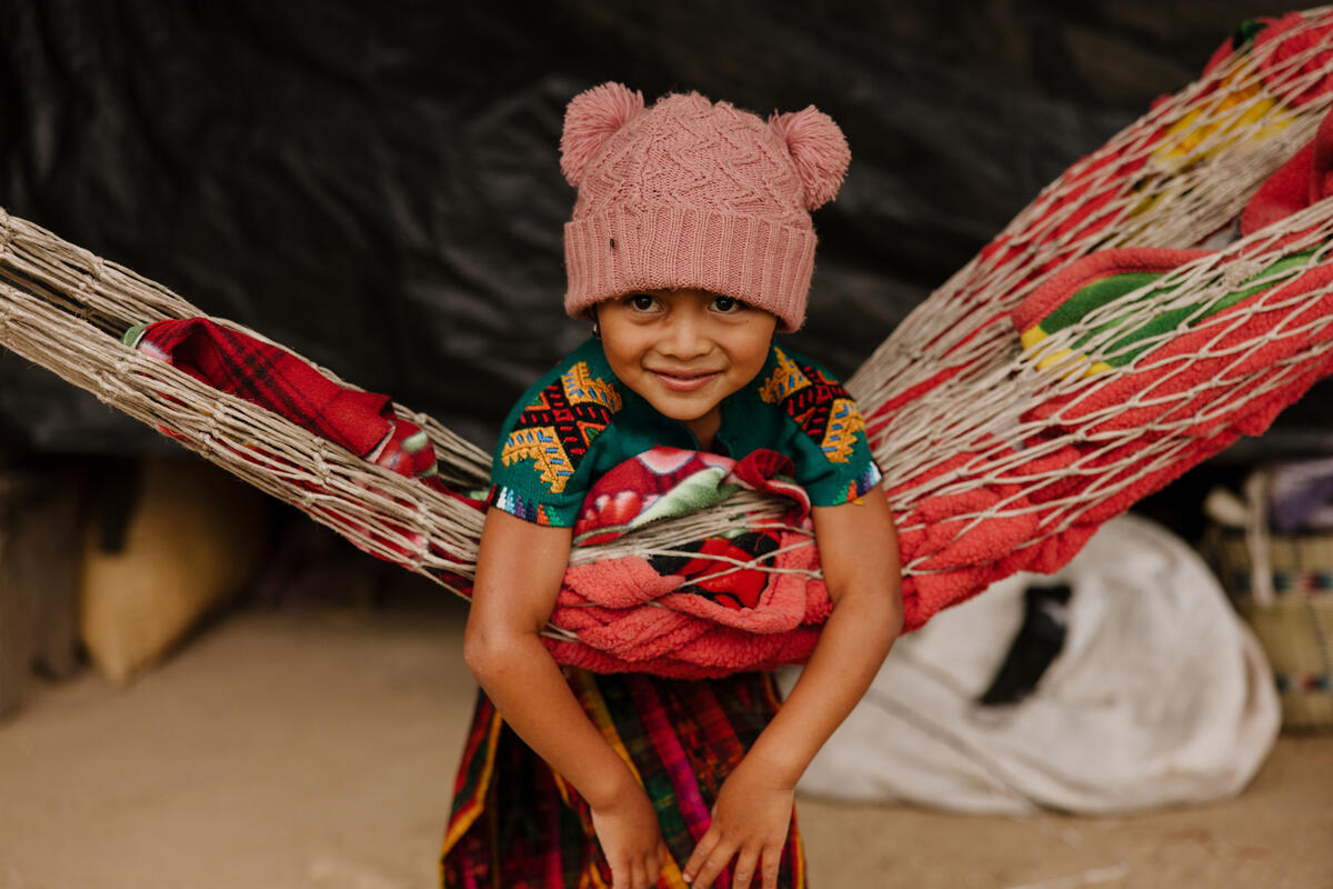 A little girl from Guatemala