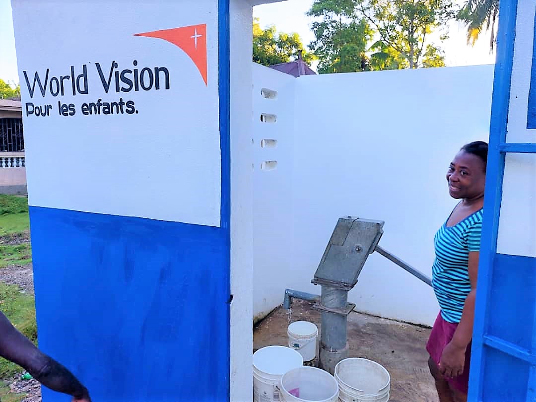 Mrs. Floreal Clermont shares how World Vision's intervention with the water point transformed life in Duty for families and children.