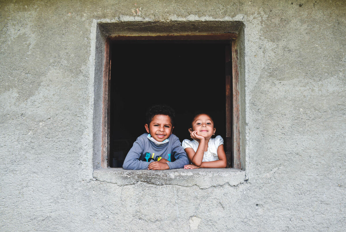 Children in Honduras enjoy a new, safe home