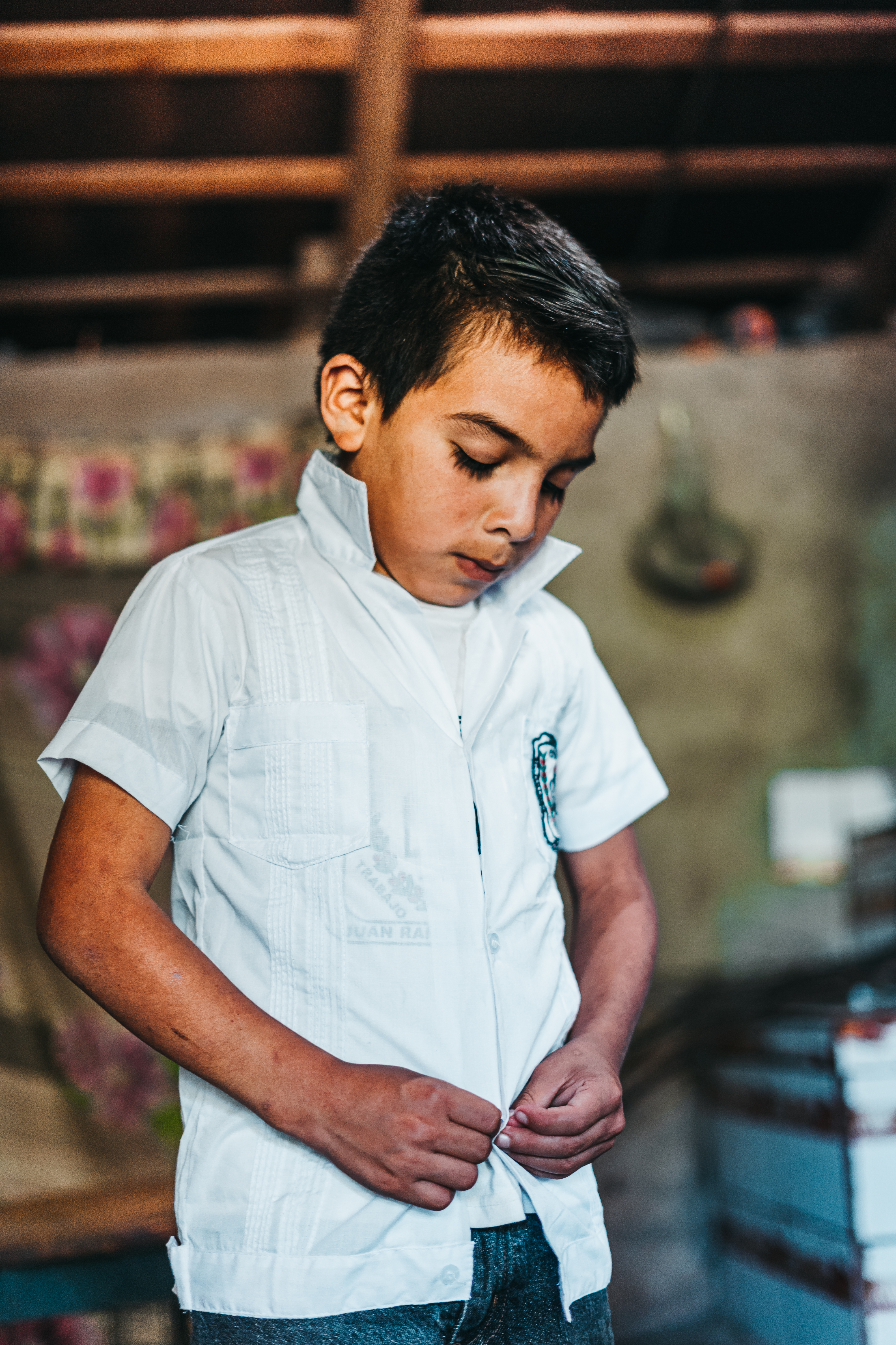 Evelio is a sponsored child by World Vision.