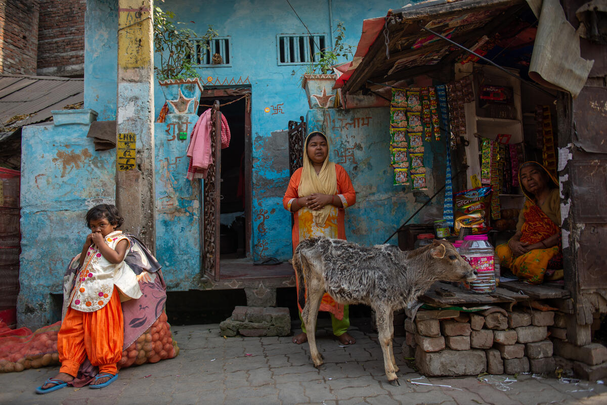 Now, Santosh's family shop is back up and running.