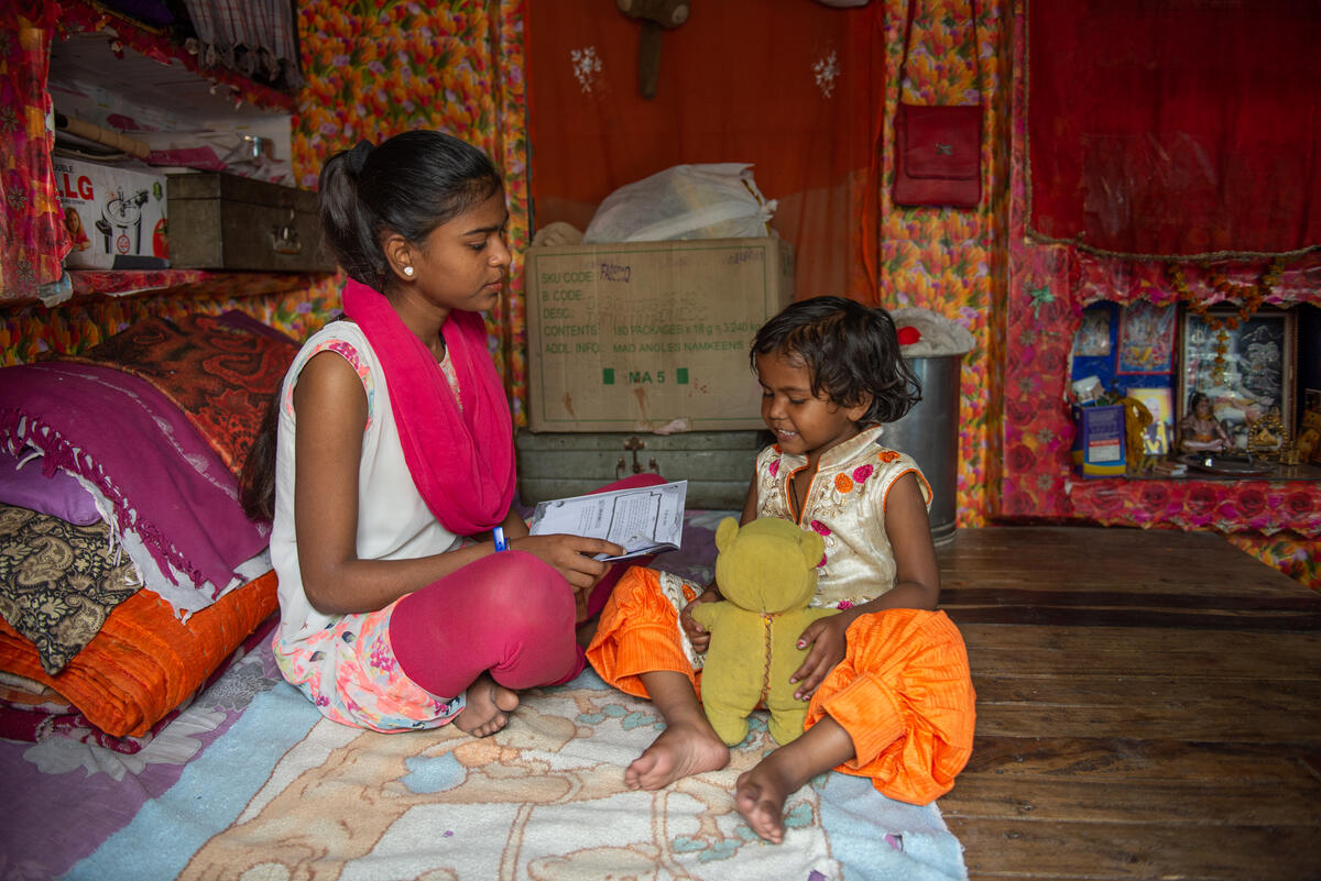 Pooja, 18, needed urgent treatment as her family was in COVID-19 lockdown.