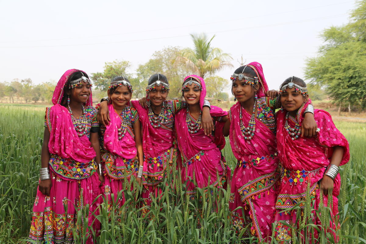 World Vision India is working hard to stop child marriage in this community.