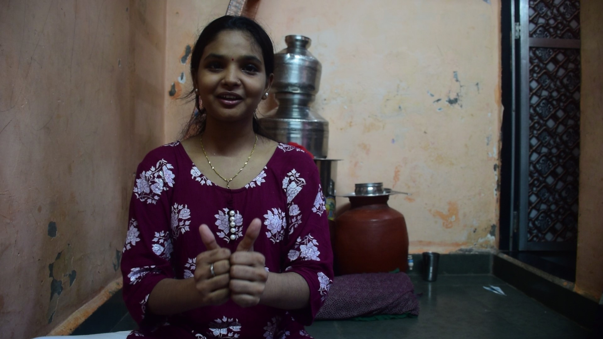 Sneha encourages girls to focus on their dreams and education.