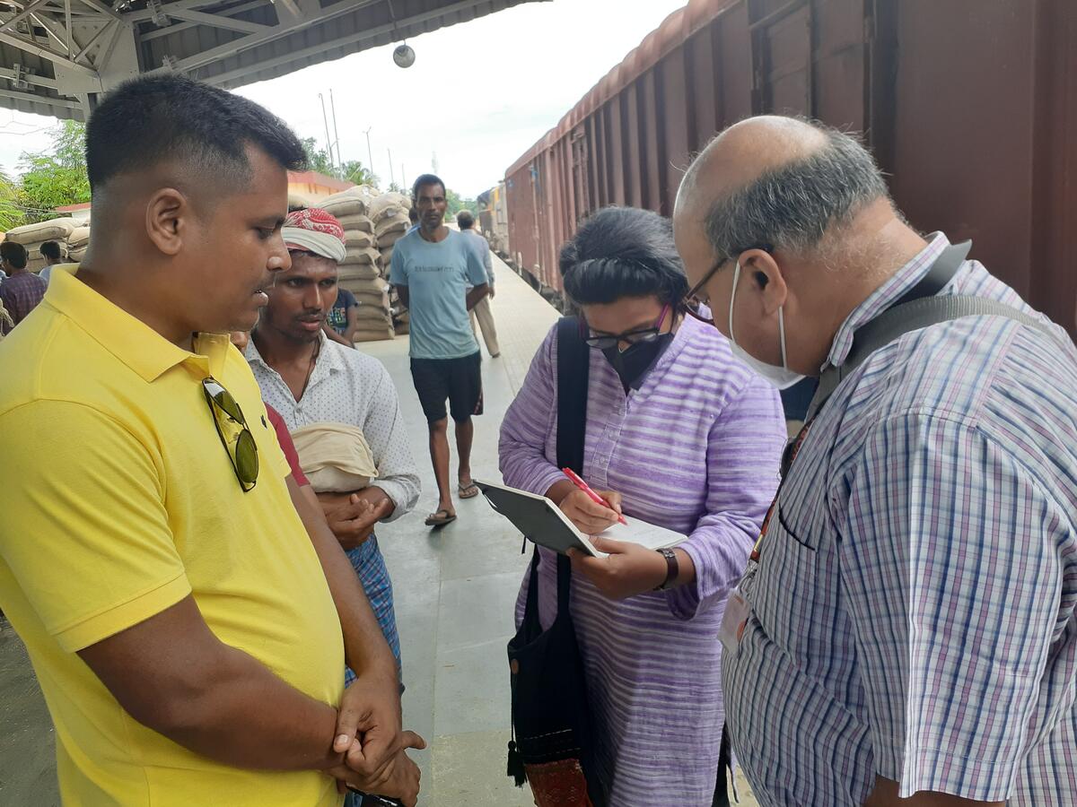 Needs analysis are done at the start of a emergency response like this one after flooding in Assam