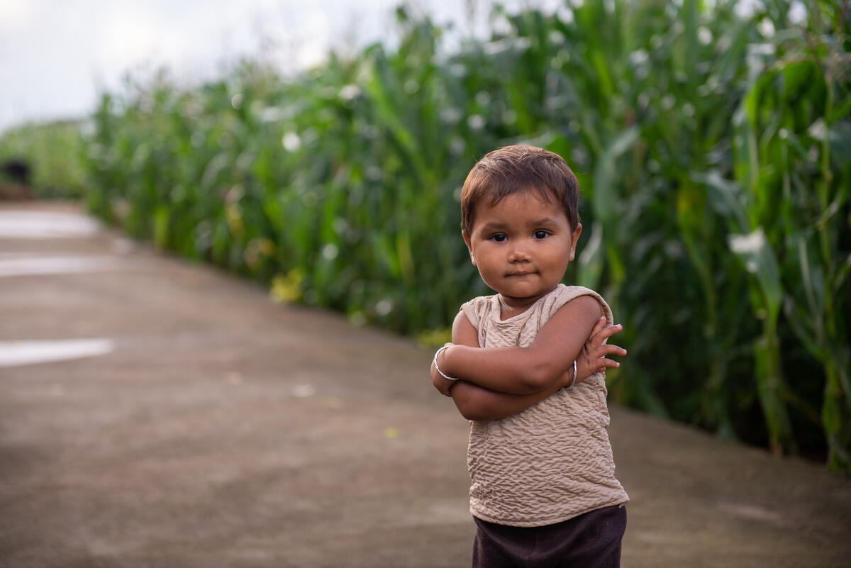 Naruram's daughter Rudrakshi is just two years old.