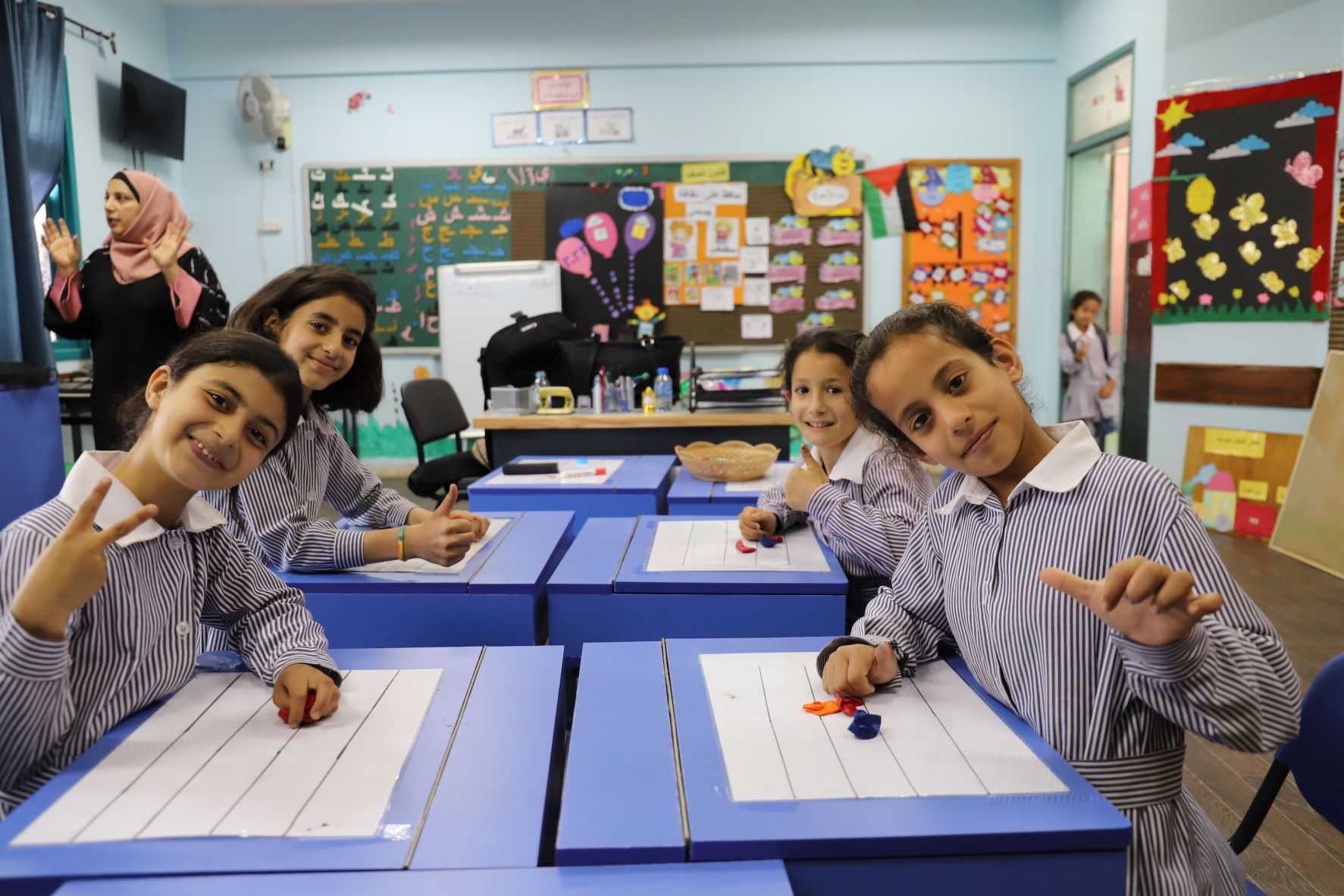 Children from Jerusalem/WestBank/Gaza in class 