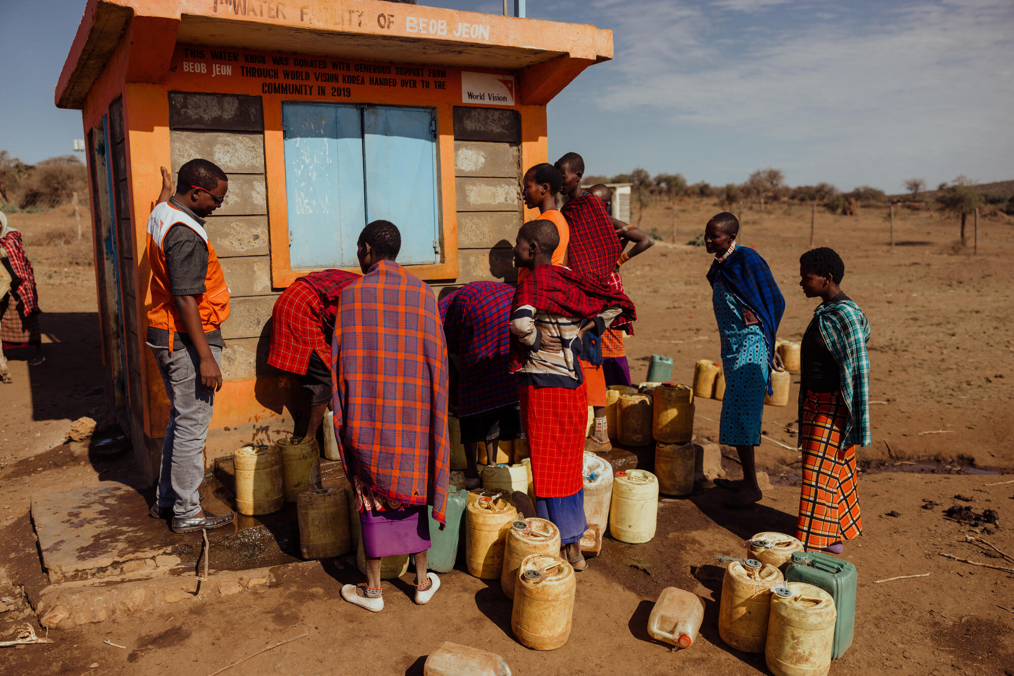 Children greatly benefit from access to clean water