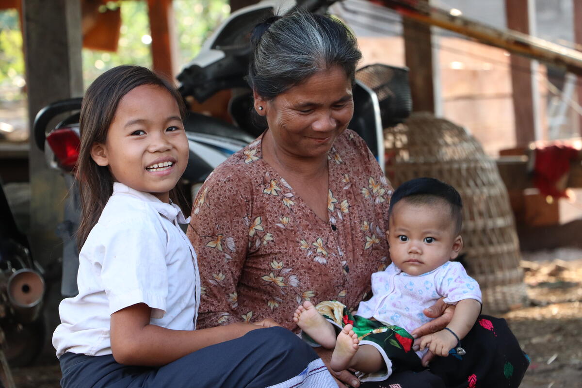 Kam in Laos is ready for a brighter future.
