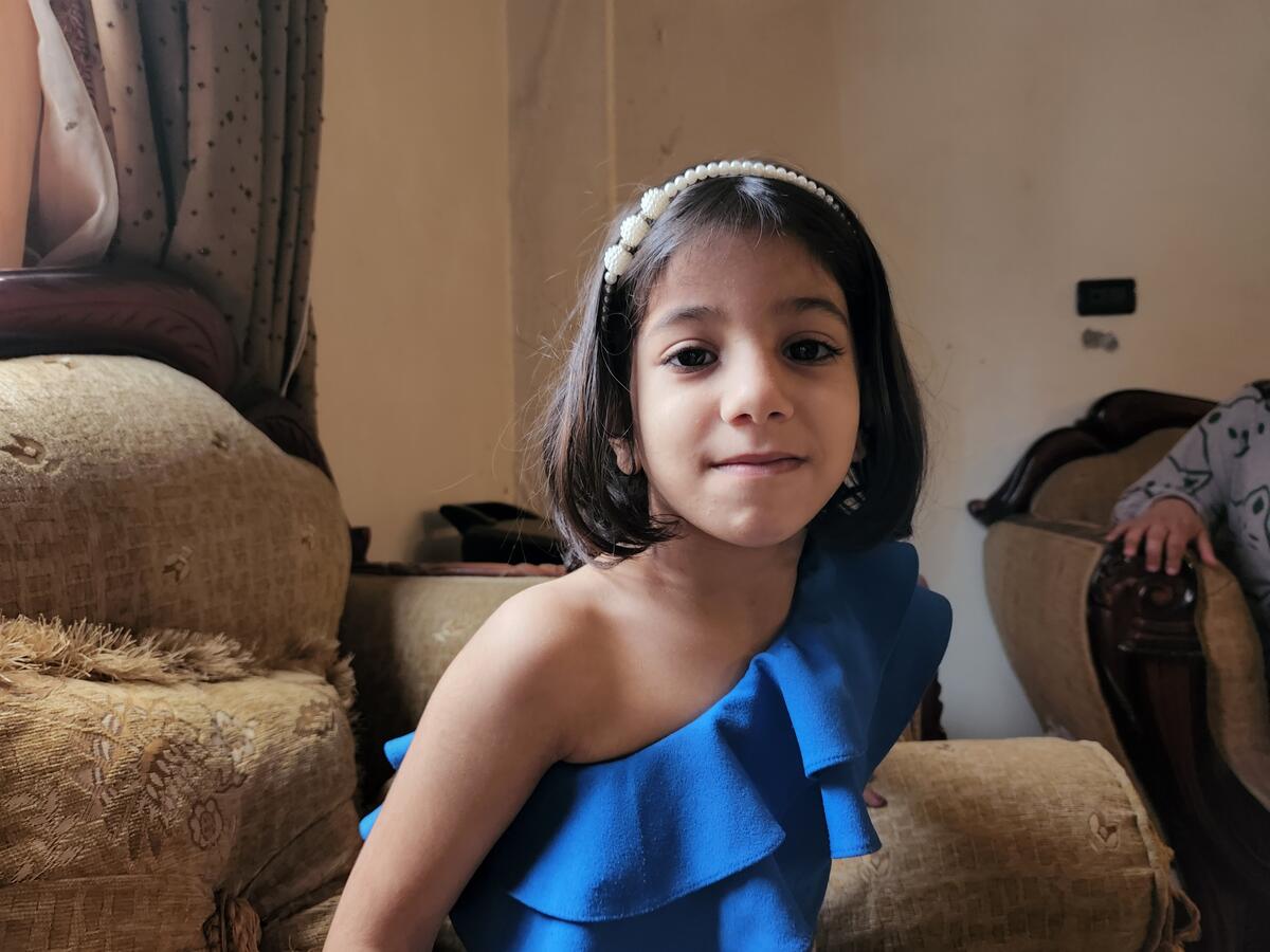 Dalaa, 7-year-old, Safaa's daughter