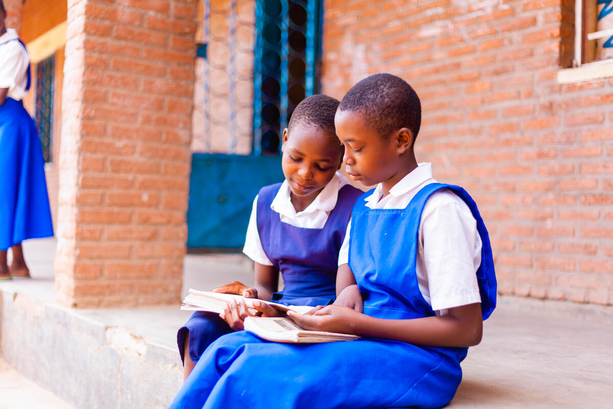 Halima and Anifa have developed a strong friendship at school.