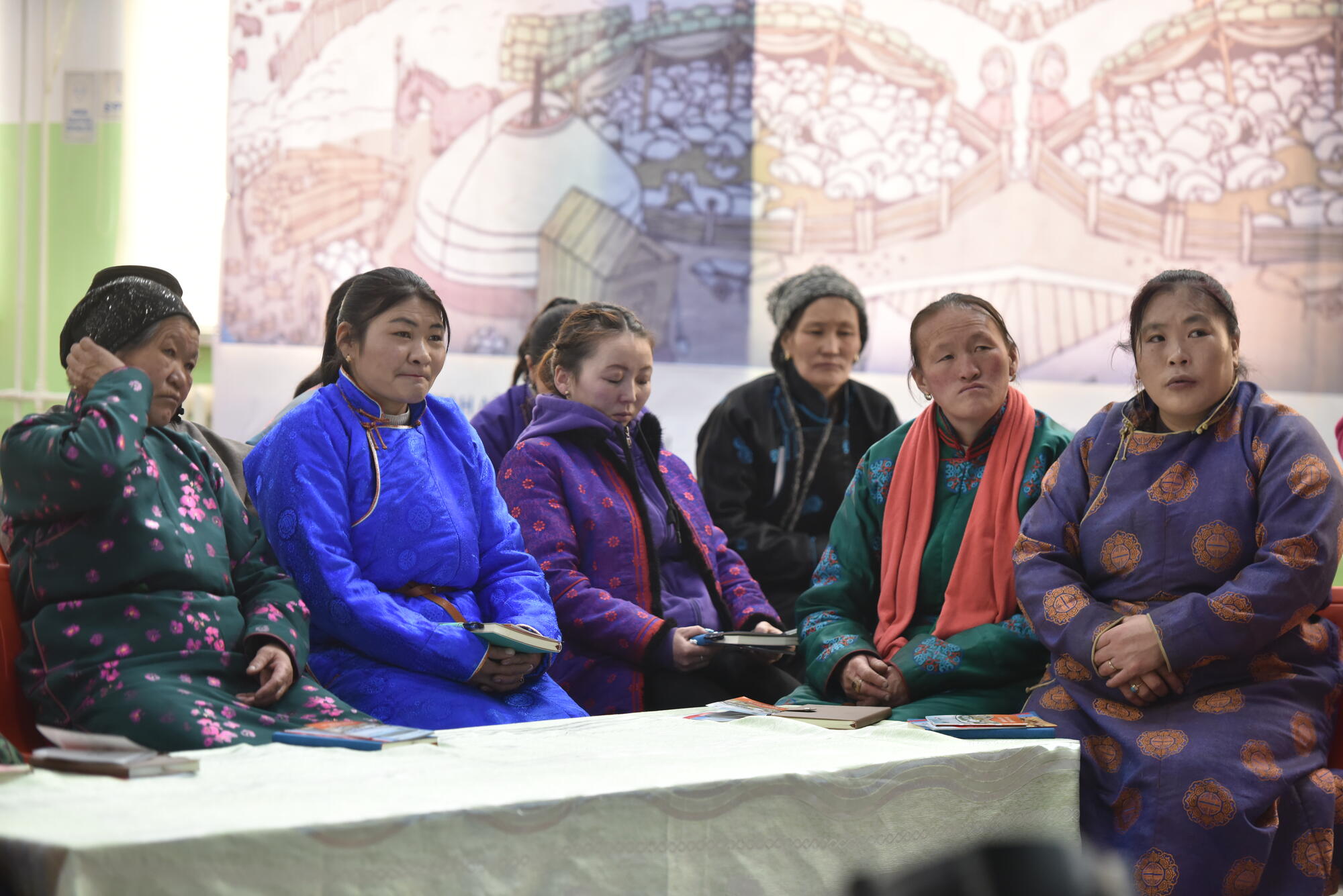 Women contributing their voices to the anticipatory action protocol