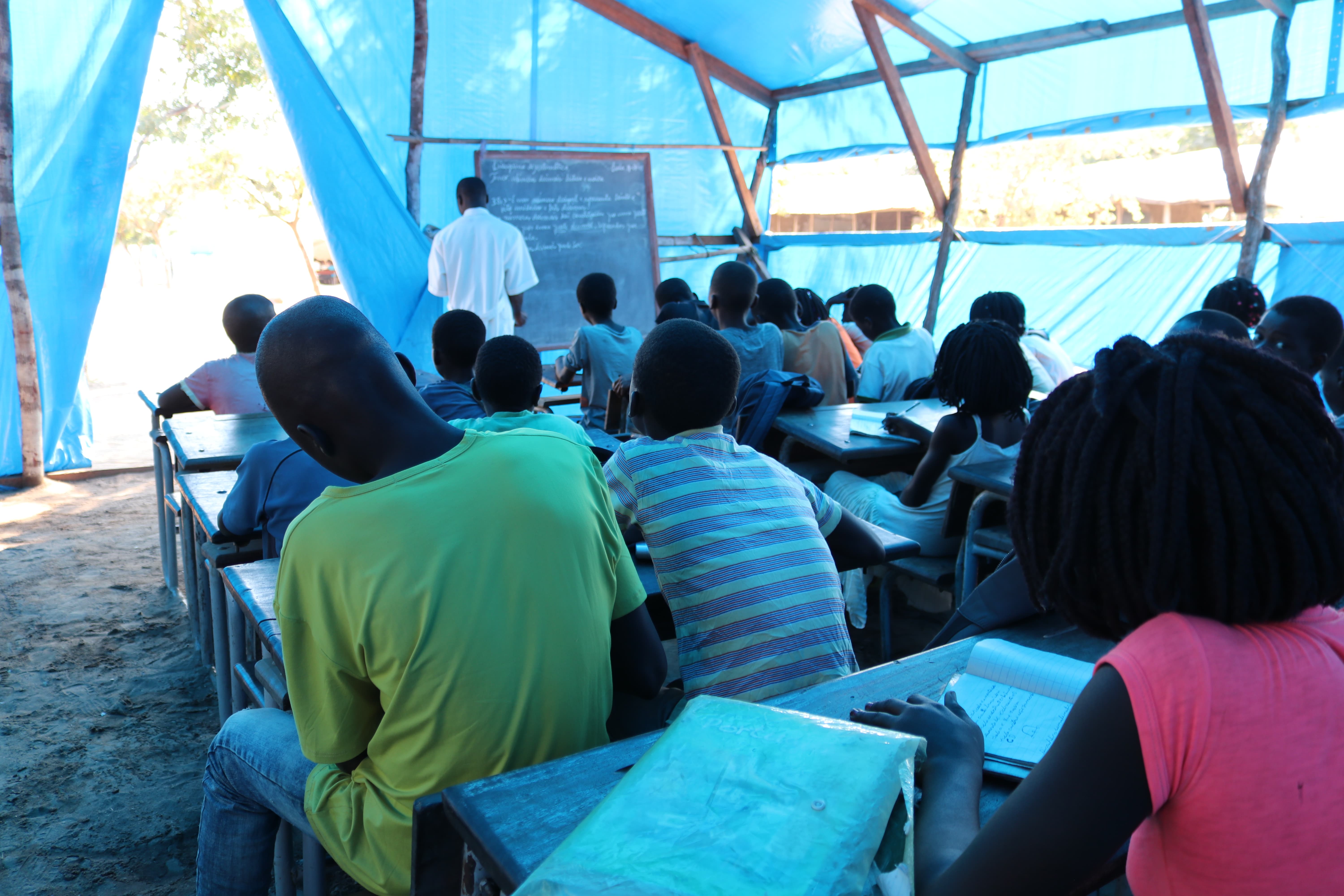 pupils attending a lesson
