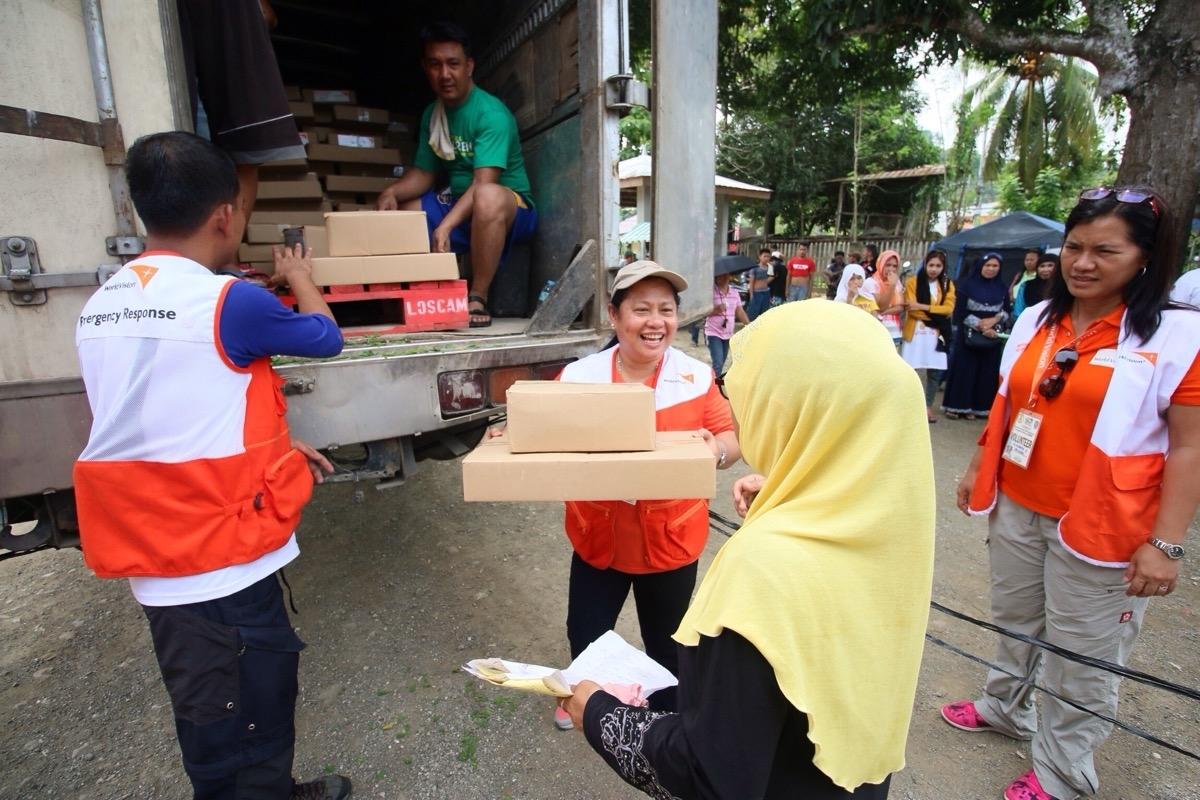 Distributions in Marawi, Philippines