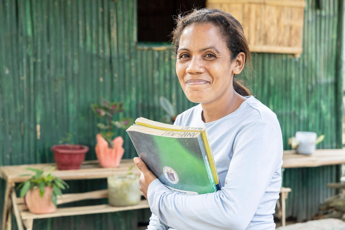Cecilia's education has given her and her family a better life.