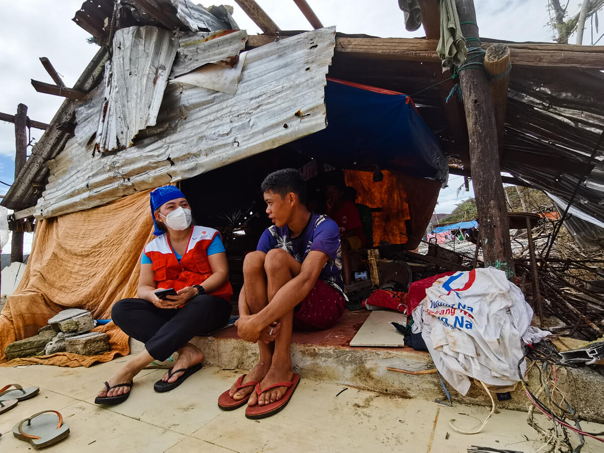 Staff responding to devastation caused by Typhoon Odette