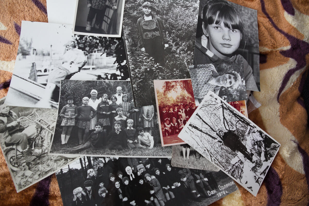 The photographs Julia took with her when she fled Ukraine.