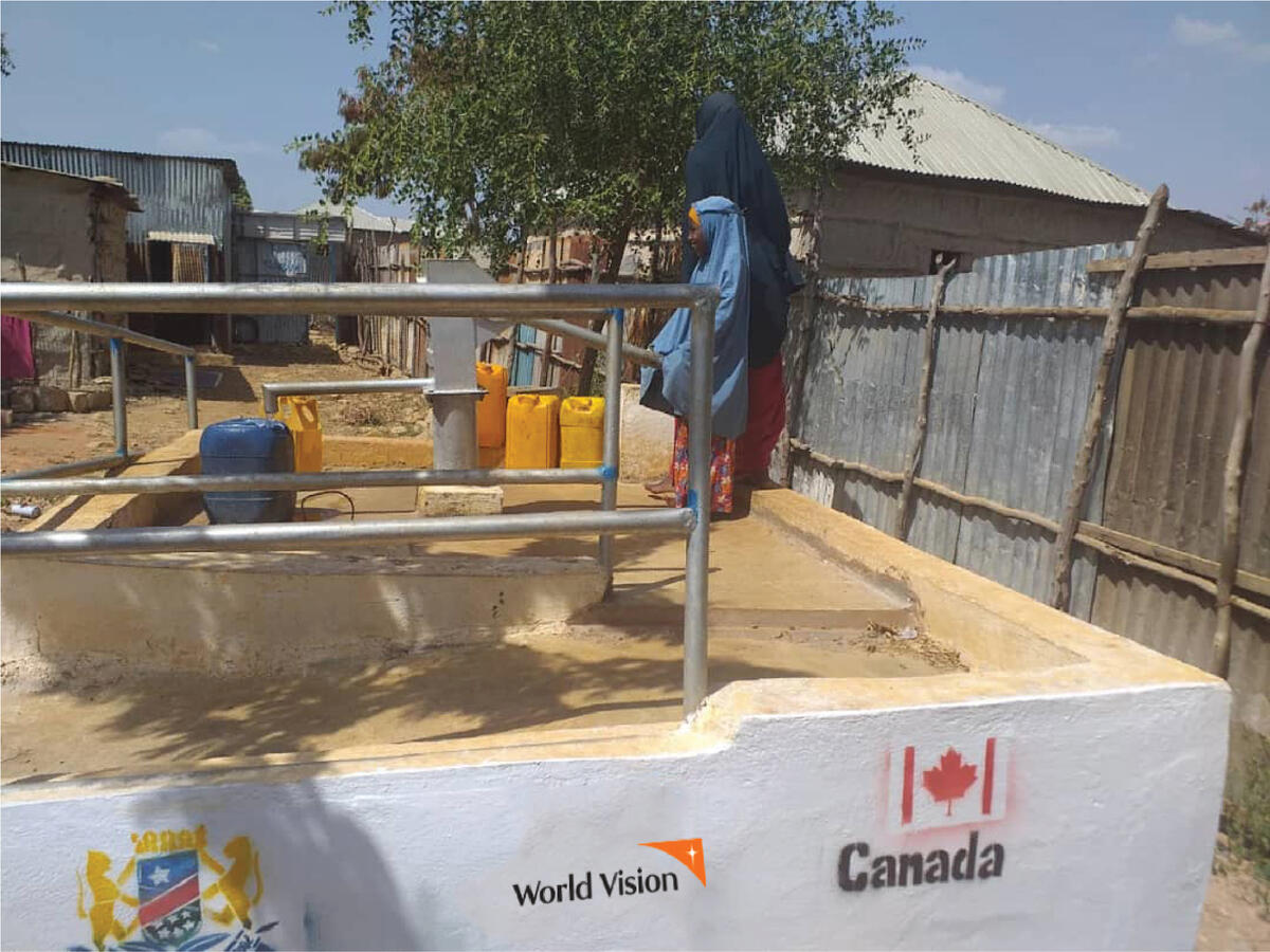 A shallow well in Baidoa