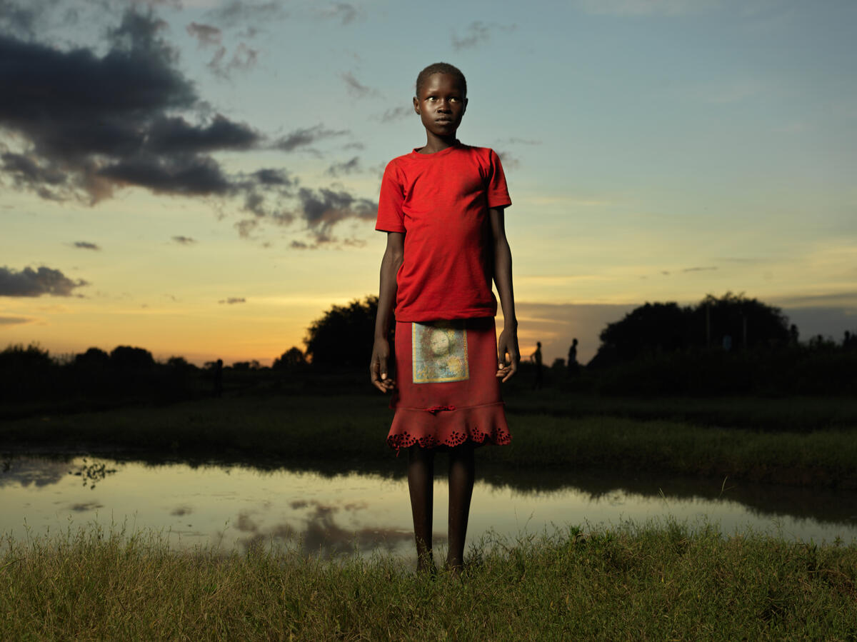 Achut, ten-years-old from South Sudan