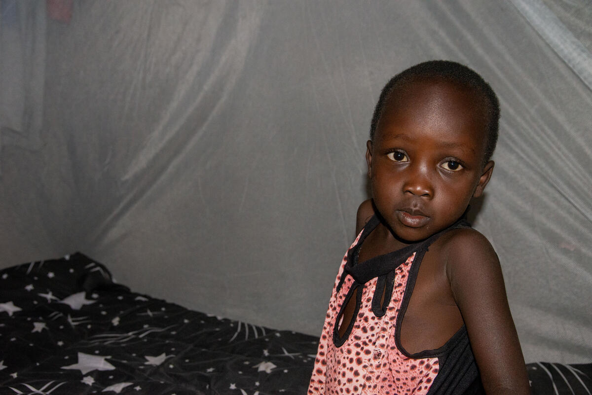 Mosquito nets help keep families safe from malaria.