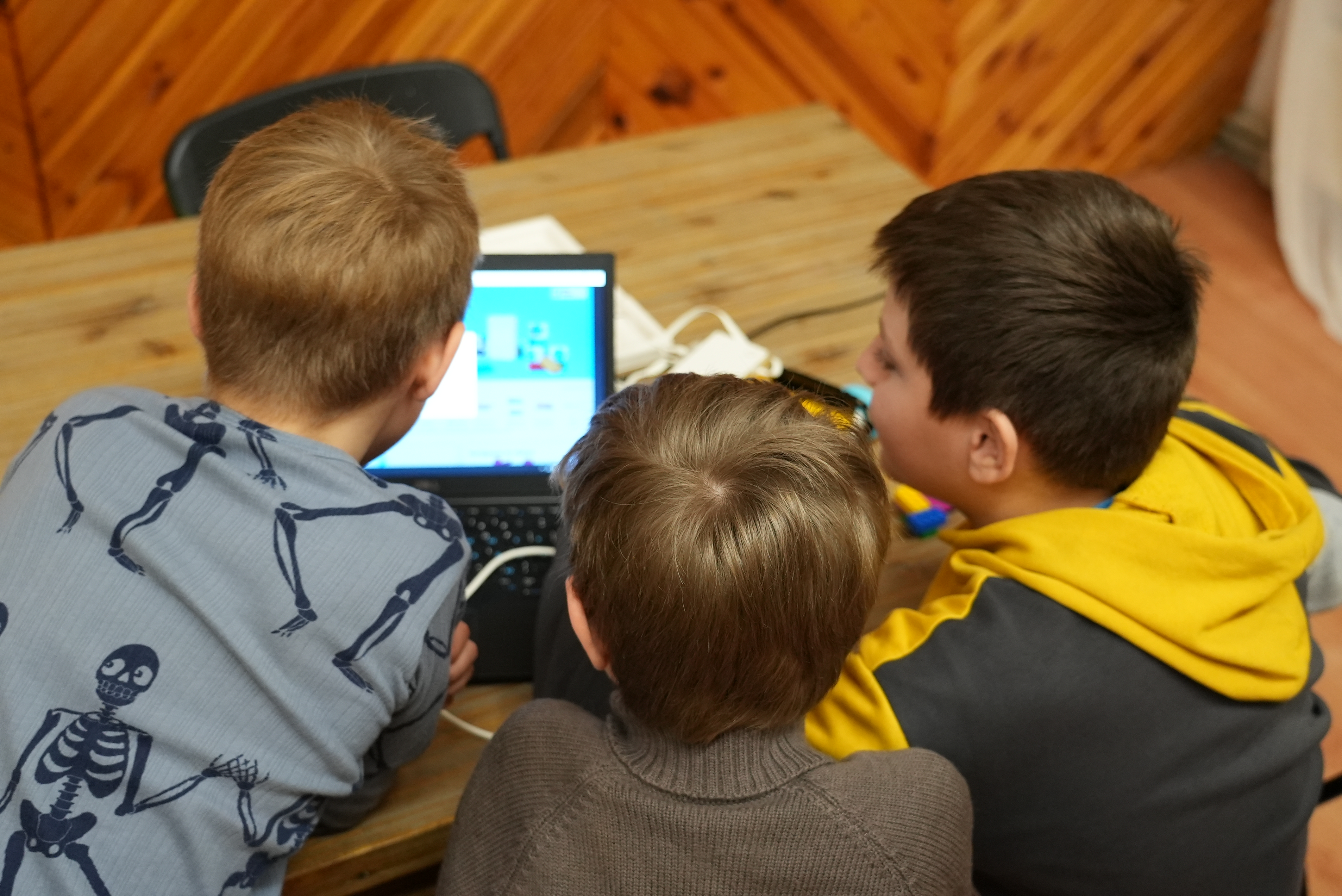 Children enjoying their time at Kyiv's child-friendly space / Ukraine /2025.