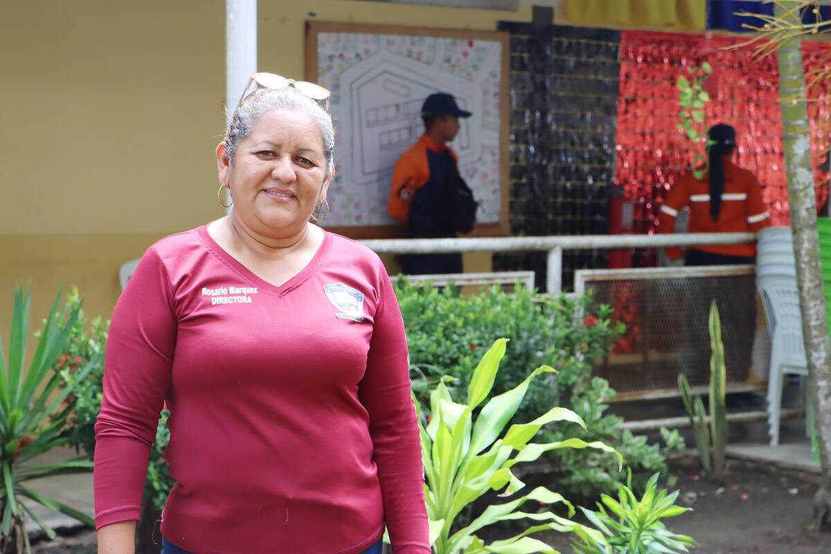 Principal Rosario Marquez is a light in this community. She is an advocate for children's futures, working hard to build partnerships that ensure children are healthy, have access to food, health resources and are building an educated future.
