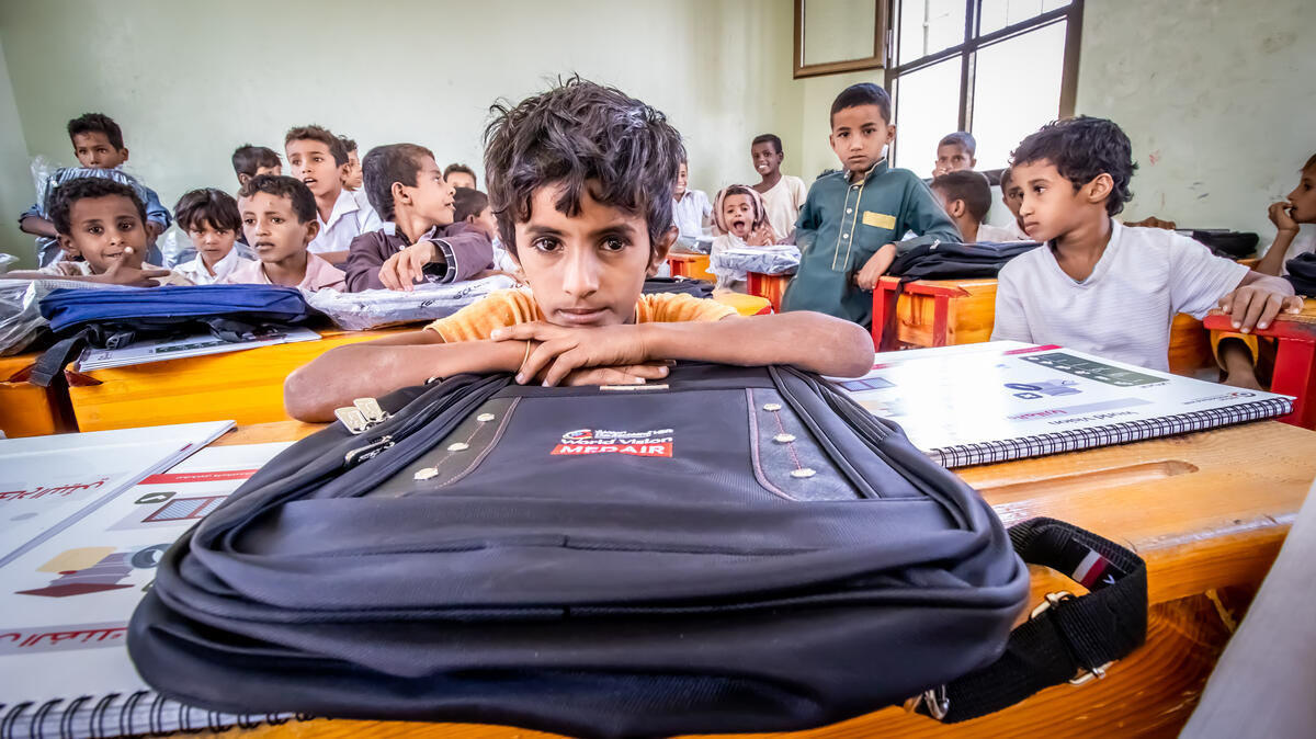 Schoolchildren in Yemen