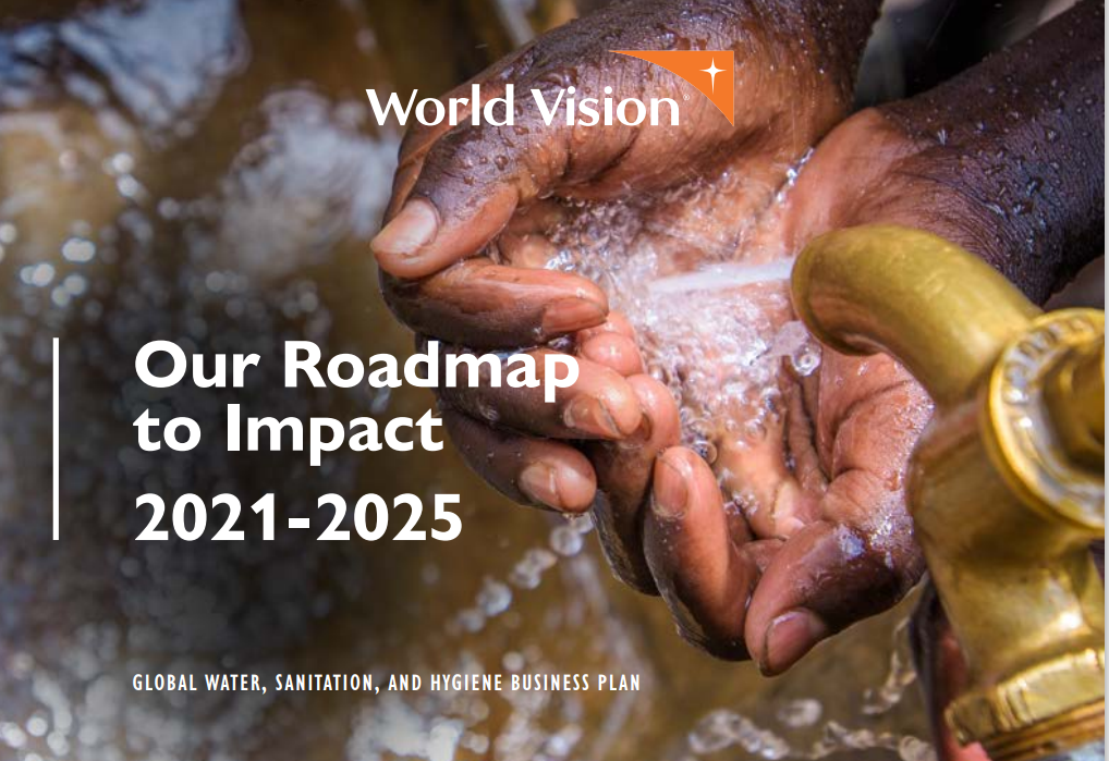 The cover of World Vision's WASH business plan