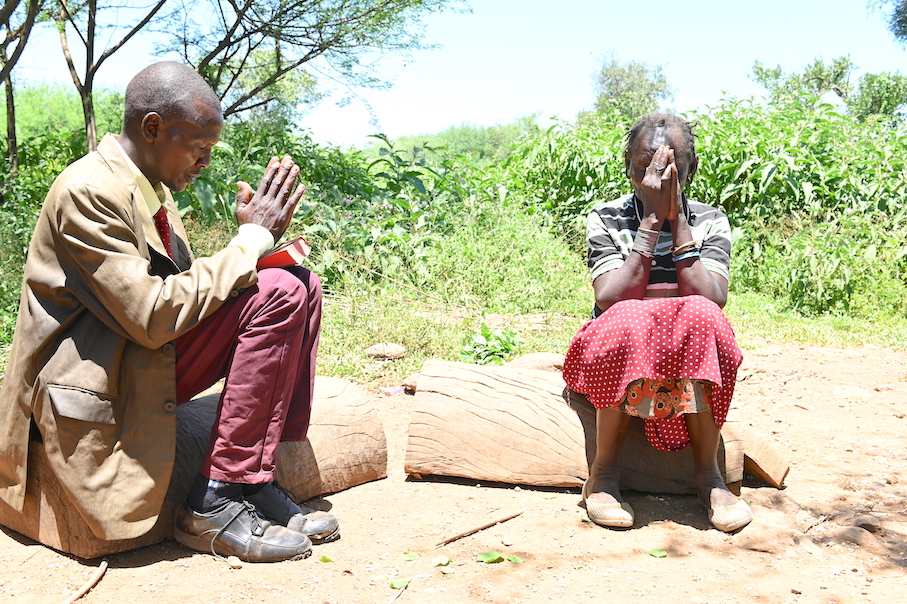 Through prayer and scripture reading, pastor Solomon inspired Paka to change her life and stop practising FGM. ©World Vision Photo/Dickson Kahindi.