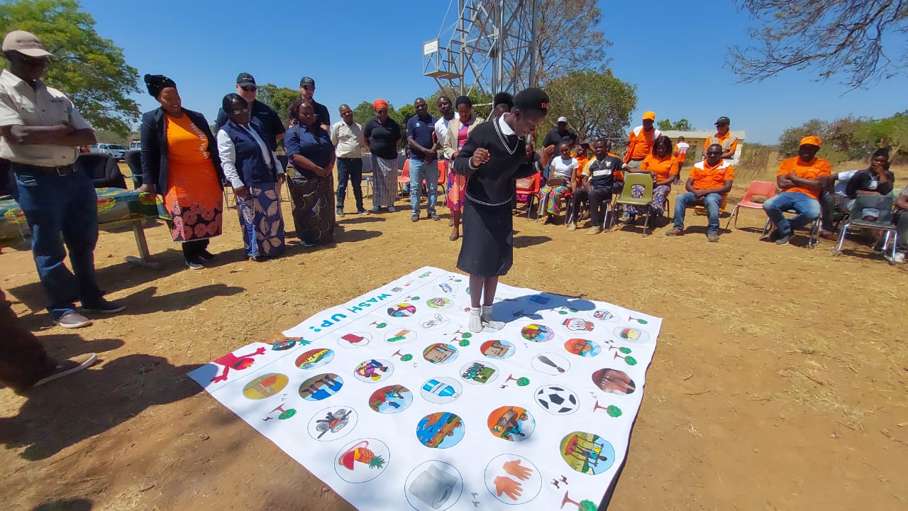 CHILD DEMONSTRATE WASH LESSON IN JEMBO