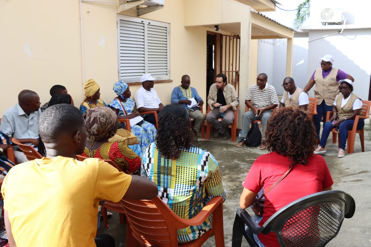 Groups of beneficiaries took part in consultation meetings with the financier.