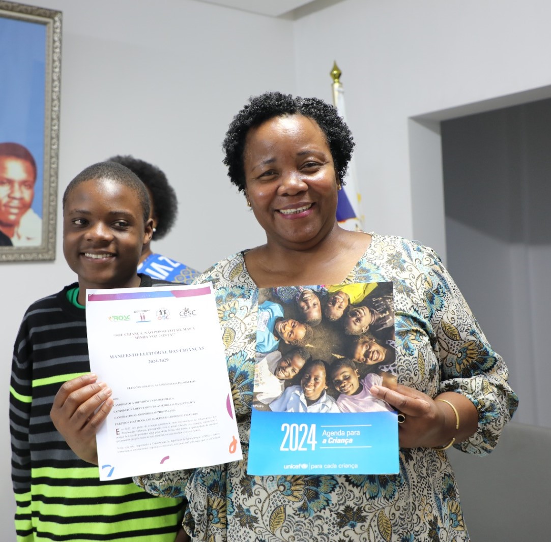 The moment the Child Manifesto is submitted and received by the main opposition senior member.