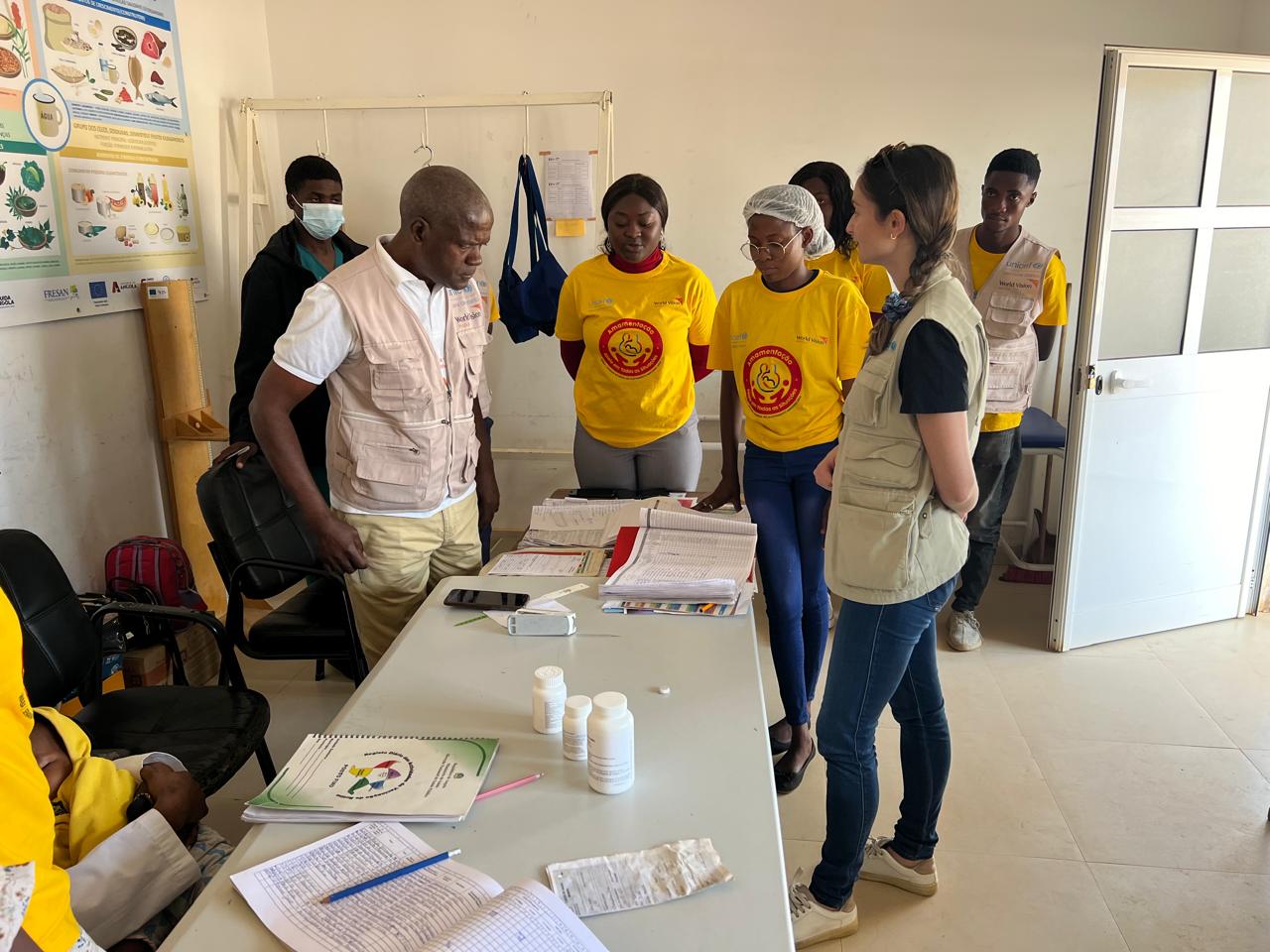 Unicef e WVA visitando Unidades Hospitalares 