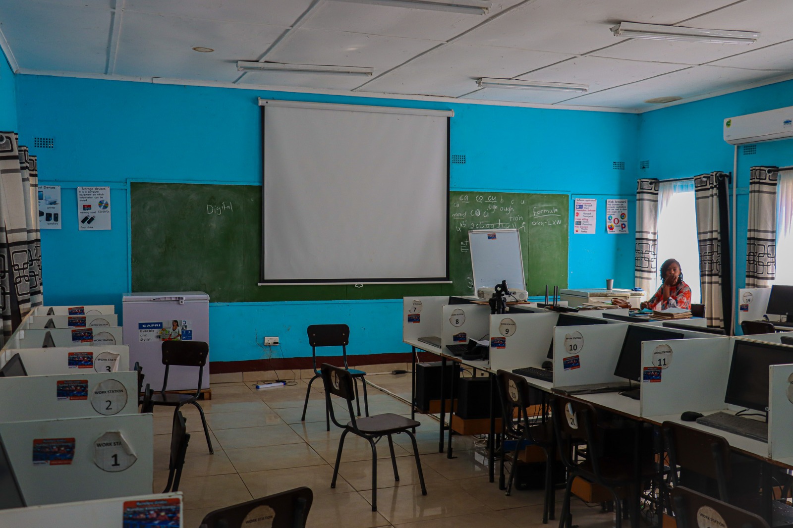 The renovated ICT block is now home to 24 brand-new desktop computers